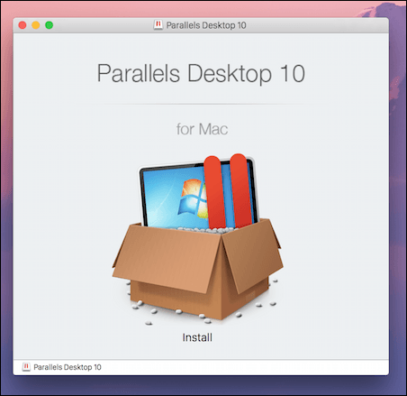 Parallels For Mac How To Install Windows